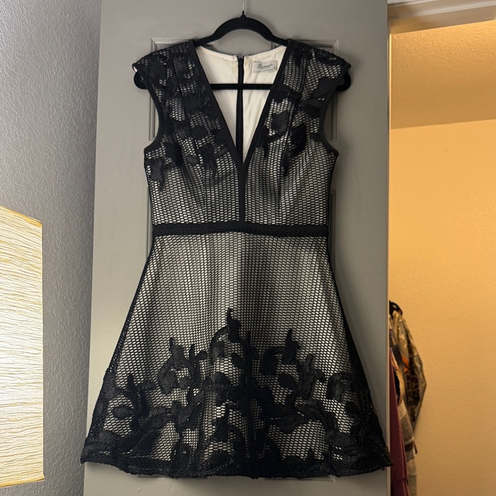 Black and White Party Dress